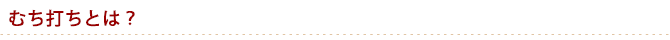 むち打ちとは